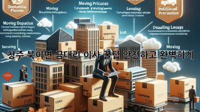 청주 북이면 금대리 이사 꿀팁🍯: 안전하고 완벽하게!